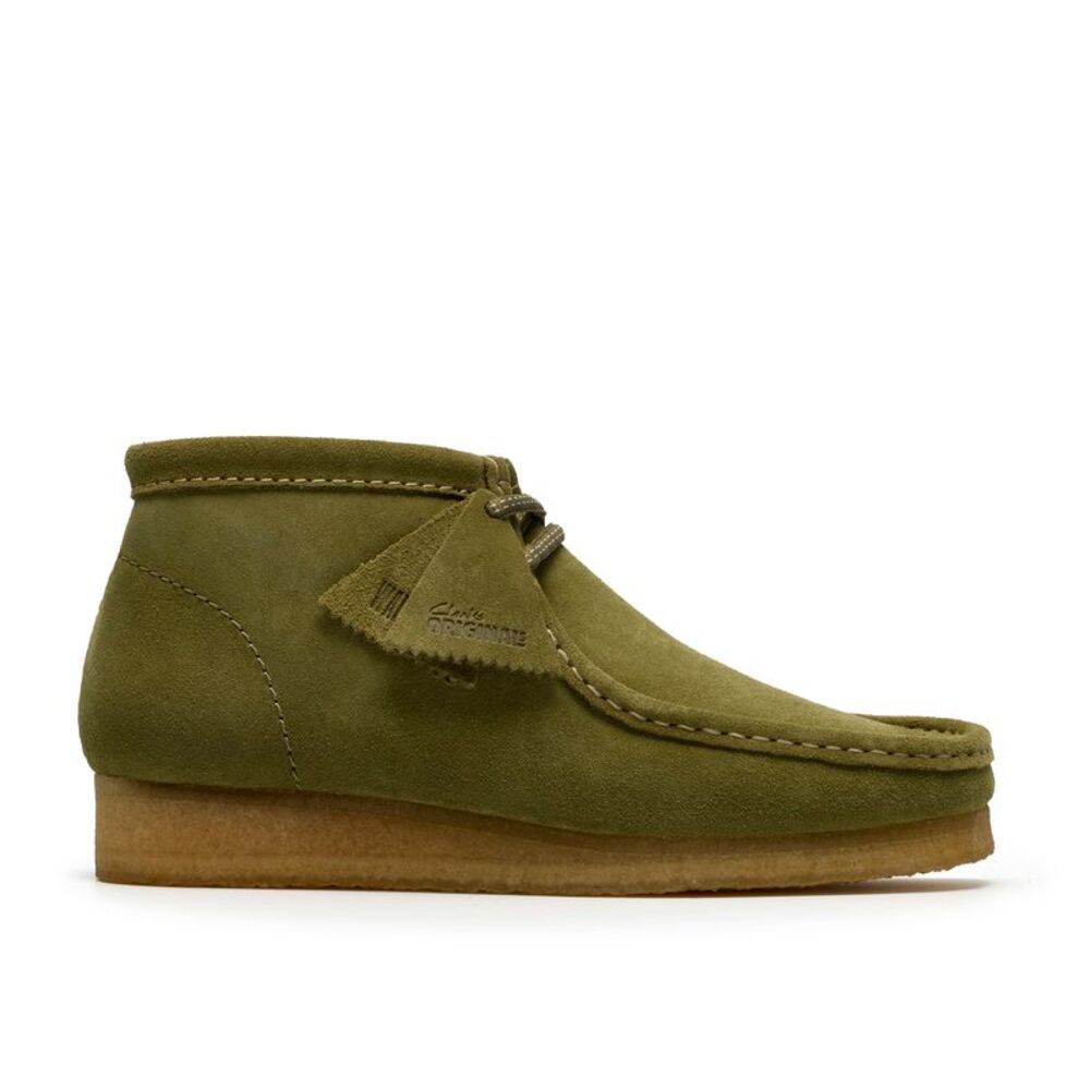 Clarks Mens Wallabee Boot Green Boots (NWT)
